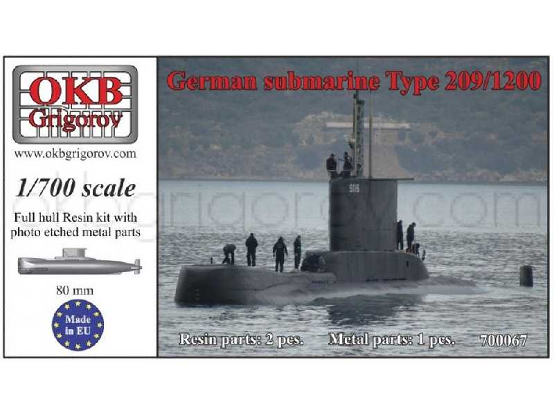 German Submarine Type 209/1200 - zdjęcie 1 German Submarine Type 209/1200 - zdjęcie 1