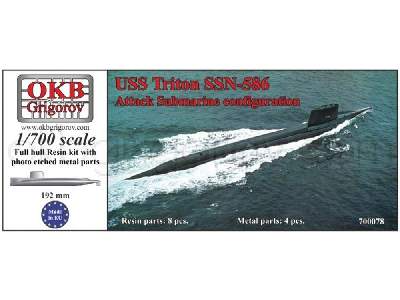 Uss Triton Ssn-586, Attack Submarine Configuration - zdjęcie 1