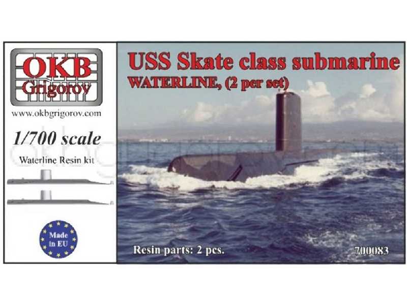 Uss Skate Class Submarine,waterline, (2 Per Set) - zdjęcie 1 Uss Skate Class Submarine,waterline, (2 Per Set) - zdjęcie 1