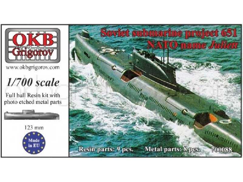 Soviet Submarine Project 651 (Nato Name Juliett) - zdjęcie 1 Soviet Submarine Project 651 (Nato Name Juliett) - zdjęcie 1