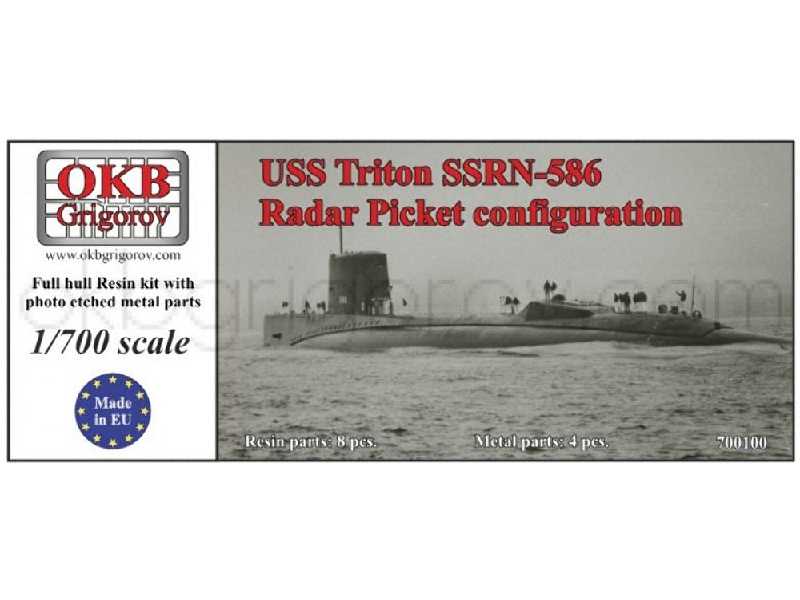 Uss Triton Ssrn-586, Radar Picket Configuration - zdjęcie 1 Uss Triton Ssrn-586, Radar Picket Configuration - zdjęcie 1