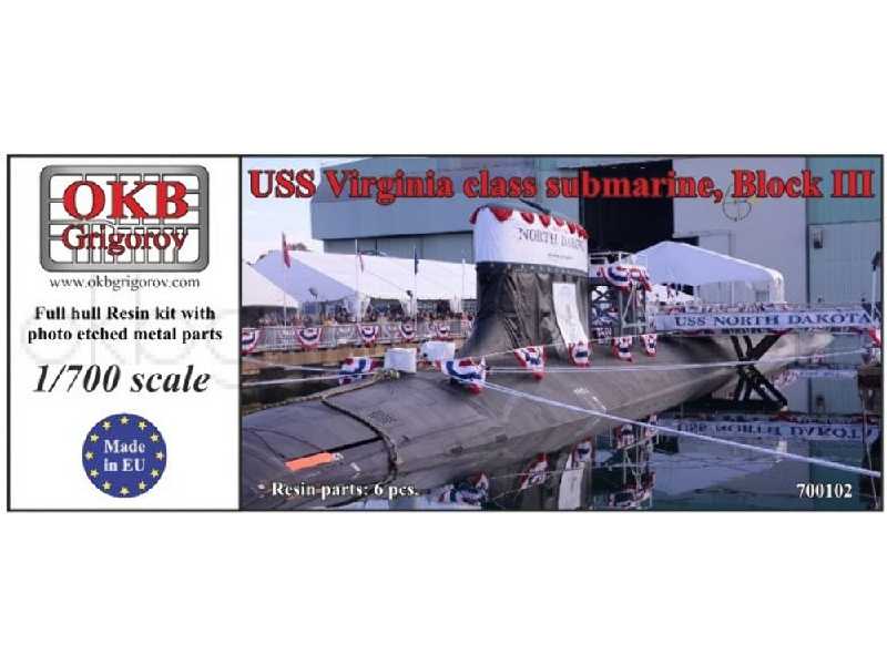 Uss Virginia Class Submarine, Block Iii - zdjęcie 1 Uss Virginia Class Submarine, Block Iii - zdjęcie 1