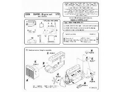 DUKW - Engine set for Italeri kit - zdjęcie 2