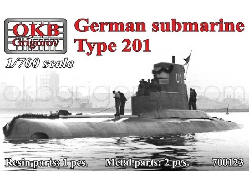 German Submarine Type 201 - zdjęcie 1 German Submarine Type 201 - zdjęcie 1