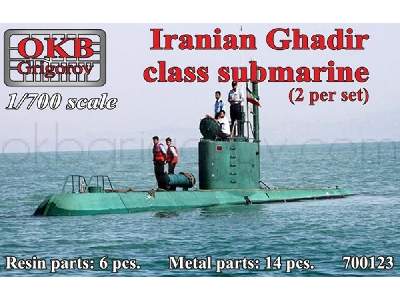 Iranian Ghadir Class Submarine (2 Per Set) - zdjęcie 1