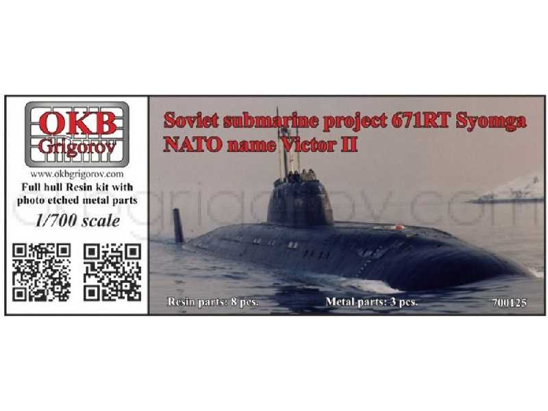 Soviet Submarine Project 671rt Syomga (Nato Name Victor Ii) - zdjęcie 1 Soviet Submarine Project 671rt Syomga (Nato Name Victor Ii) - zdjęcie 1