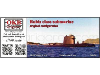Rubis Class Submarine, Original Configuration - zdjęcie 1