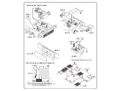 M1A Abrams  Engine set 1/72 for Hasegawa kit - zdjęcie 3