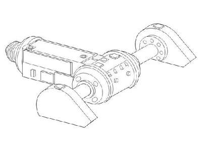 Panther / Bergepanther Transmission set  1/72 - zdjęcie 1