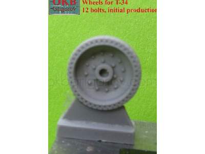 Wheels For T-34,12 Bolts, Initial Production - zdjęcie 1
