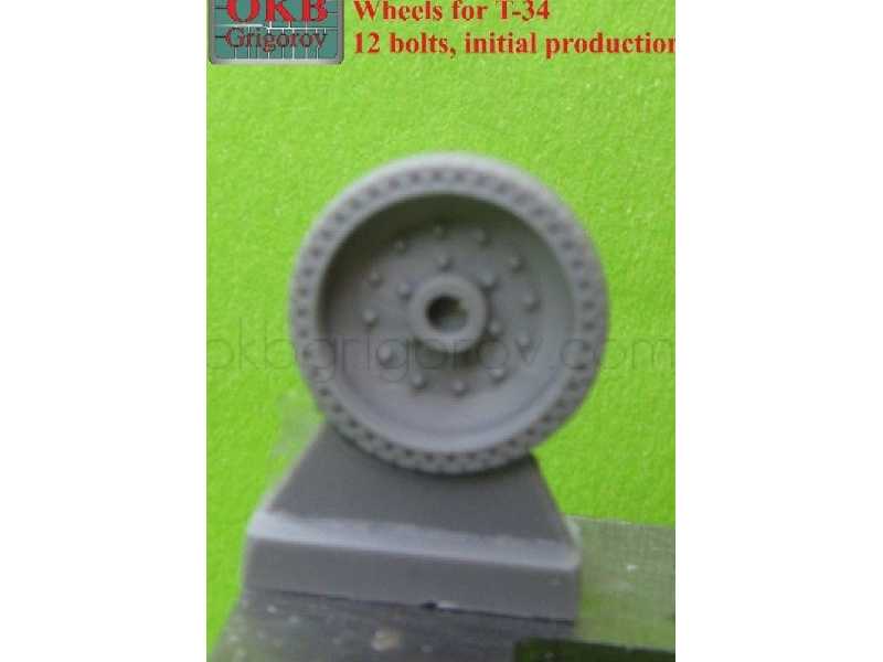 Wheels For T-34,12 Bolts, Initial Production - zdjęcie 1