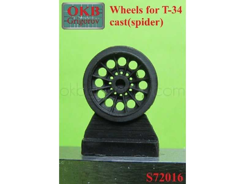 Wheels For T-34,cast(Spider) - zdjęcie 1 Wheels For T-34,cast(Spider) - zdjęcie 1