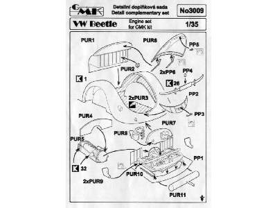 VW Beetle - engine set - zdjęcie 3