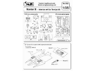 Marder III interior set - zdjęcie 2