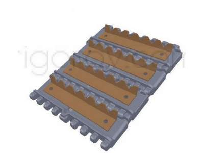 Grousers For T-34 Tracks, Mod. 1940 (90 Per Set) - zdjęcie 2