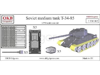 Soviet Medium Tank T-34-85 (5 Pieces) - zdjęcie 2