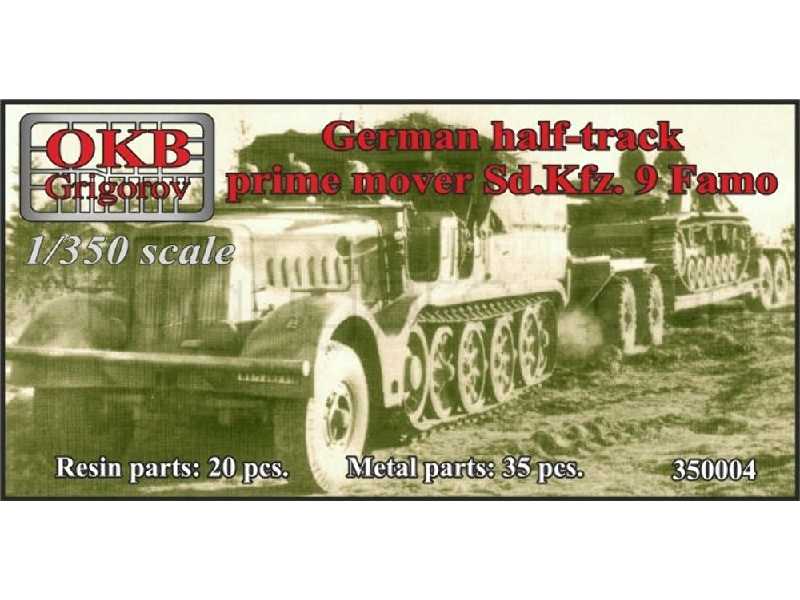 German Half-track Prime Mover Sd.Kfz. 9 Famo (5 Pieces) - zdjęcie 1 German Half-track Prime Mover Sd.Kfz. 9 Famo (5 Pieces) - zdjęcie 1