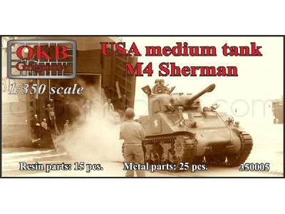 Usa Medium Tank M4 Sherman (5 Pieces) - zdjęcie 1