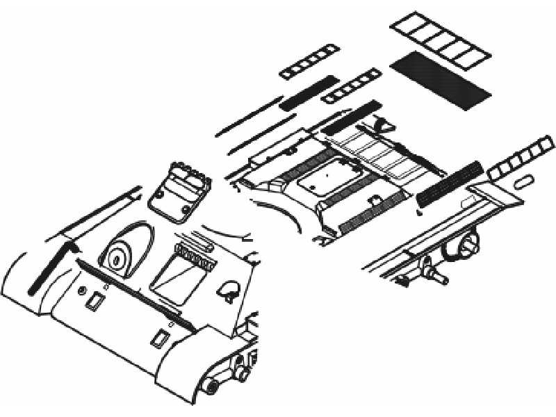 T-34/85 convers.set-?SSR,Egypt vers. - zdjęcie 1