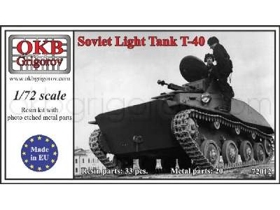 Soviet Light Tank T-40 - zdjęcie 1