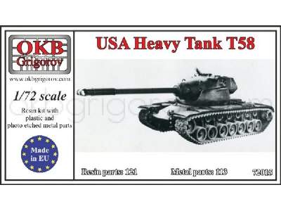 Usa Heavy Tank &#1058;58 - zdjęcie 1