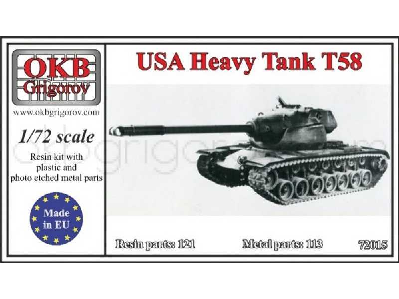 Usa Heavy Tank Т58 - zdjęcie 1 Usa Heavy Tank Т58 - zdjęcie 1