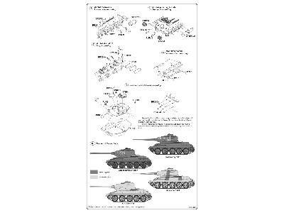 T-34/85 convers.set-?SSR,Egypt vers. - zdjęcie 3