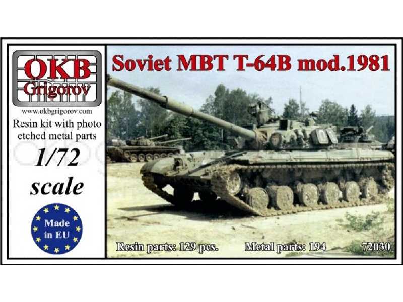 Soviet Mbt T-64b Mod.1981 - zdjęcie 1 Soviet Mbt T-64b Mod.1981 - zdjęcie 1