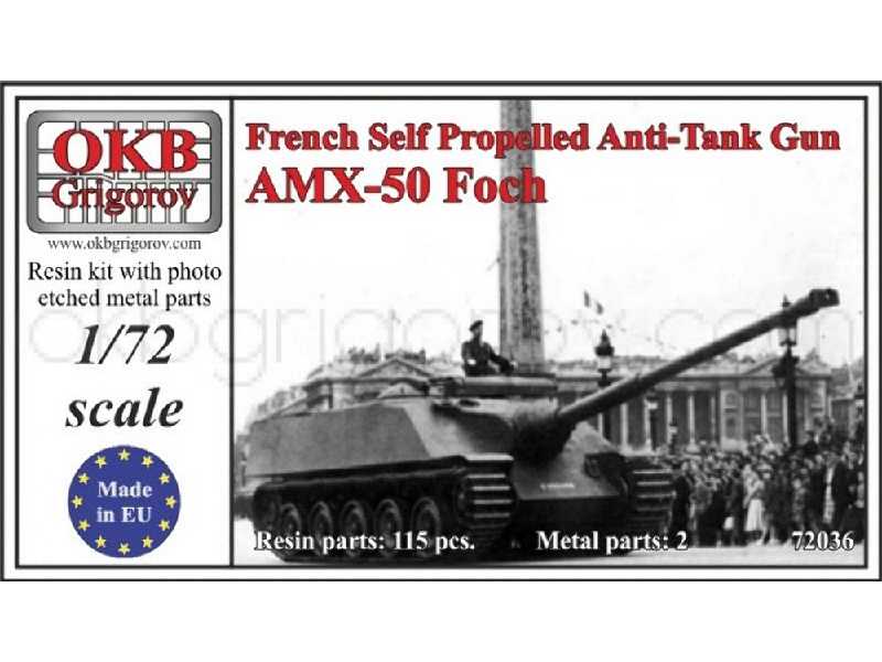 French Self Propelled Anti-tank Gun Amx-50 Foch - zdjęcie 1 French Self Propelled Anti-tank Gun Amx-50 Foch - zdjęcie 1