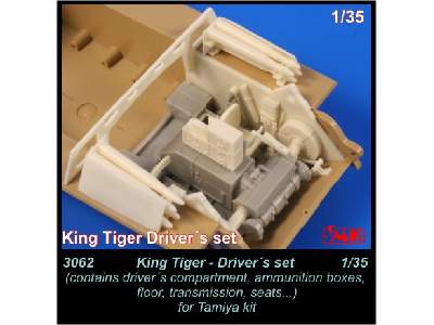 King Tiger Driver´s set (for Tamiya) - zdjęcie 1