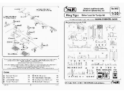 King Tiger Driver´s set (for Tamiya) - zdjęcie 2