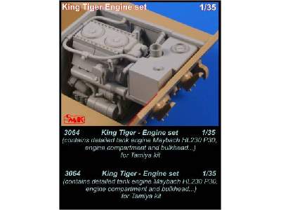 King Tiger Engine Set (Tamiya) - zdjęcie 1
