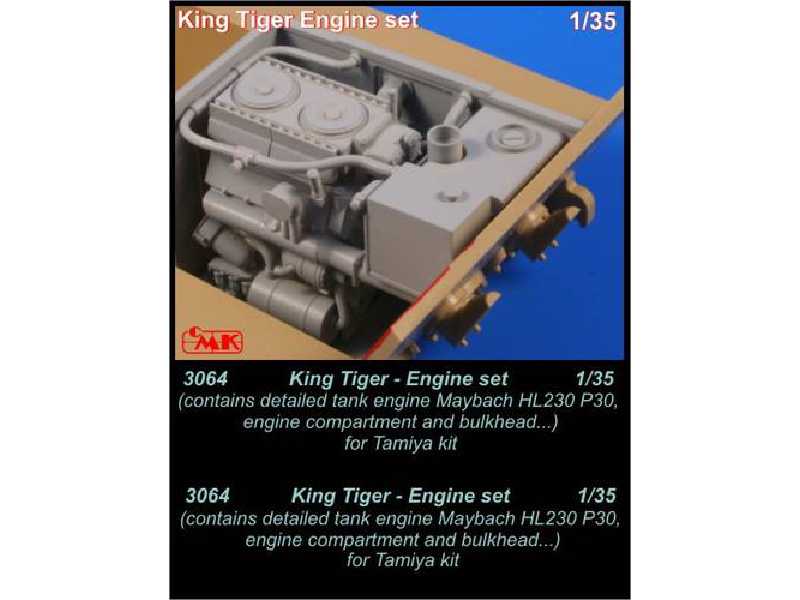 King Tiger Engine Set (Tamiya) - zdjęcie 1