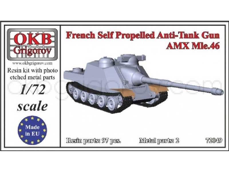 French Self Propelled Anti-tank Gun Amx Mle.46 - zdjęcie 1 French Self Propelled Anti-tank Gun Amx Mle.46 - zdjęcie 1