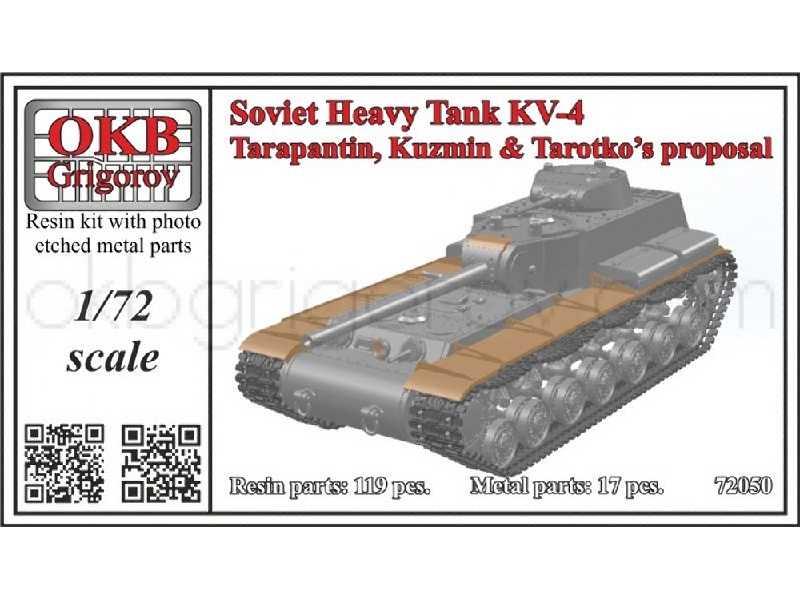 Soviet Heavy Tank Kv-4, Tarapantin, Kuzmin & Tarotko’s Proposal - zdjęcie 1 Soviet Heavy Tank Kv-4, Tarapantin, Kuzmin & Tarotko’s Proposal - zdjęcie 1