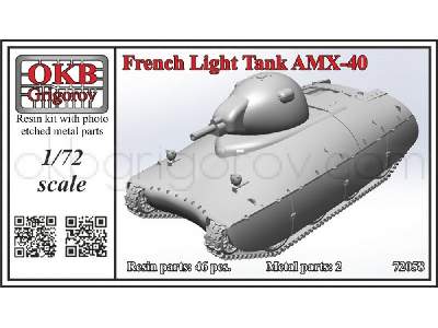 French Light Tank Amx-40 - zdjęcie 1