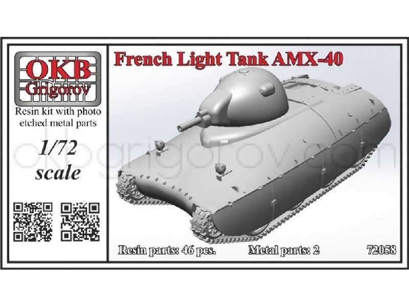 French Light Tank Amx-40 - zdjęcie 1