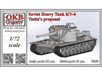 Soviet Heavy Tank Kv-4, Tseits's Proposal - zdjęcie 1