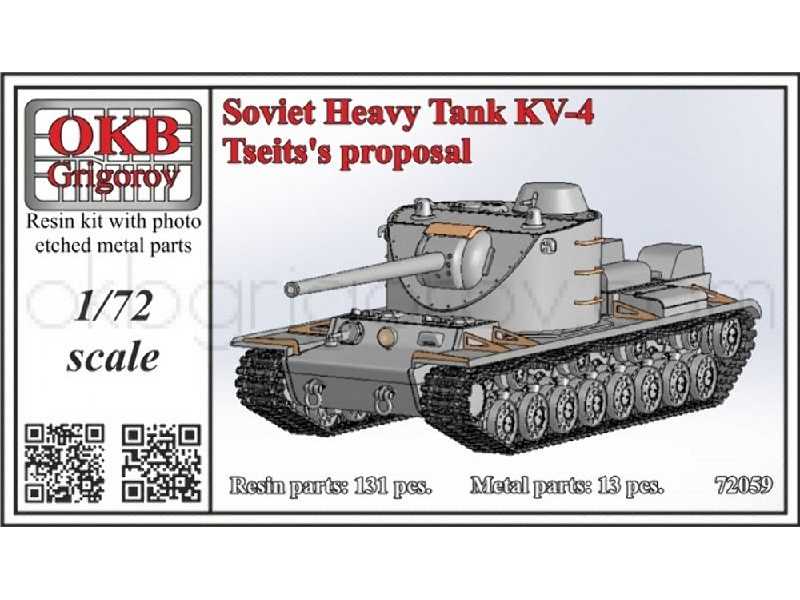 Soviet Heavy Tank Kv-4, Tseits's Proposal - zdjęcie 1 Soviet Heavy Tank Kv-4, Tseits's Proposal - zdjęcie 1