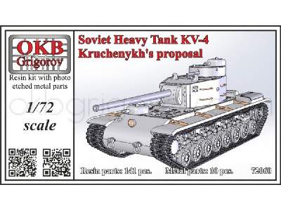 Soviet Heavy Tank Kv-4, Kruchenykh&#8217;s Proposal - zdjęcie 1