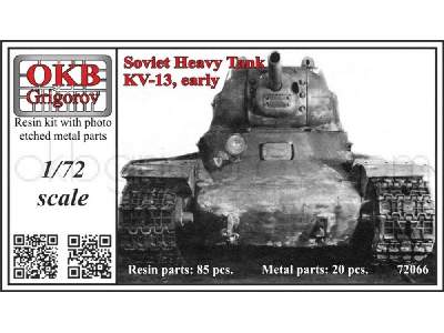 Soviet Heavy Tank Kv-13, Early - zdjęcie 1