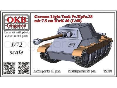 German Light Tank Pz.Kpfw.38 Mit 7.5 Cm Kwk 40 (L/48) - zdjęcie 1