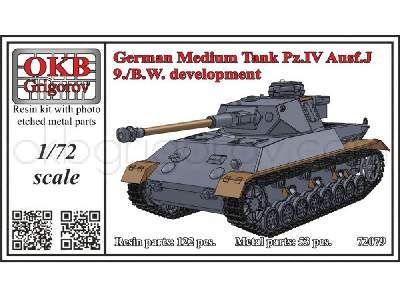 German Medium Tank Pz.Iv Ausf.J, 9./B.W. Development - zdjęcie 1