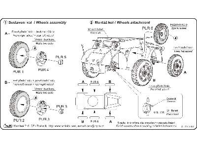 Autoblinda AB.41 Wheels set (Ita) - zdjęcie 3