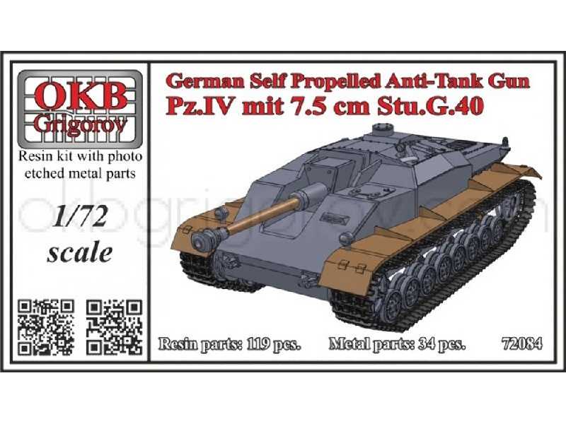 German Self Propelled Anti-tank Gun Pz.Iv Mit 7.5 Cm Stu.G.40 - zdjęcie 1 German Self Propelled Anti-tank Gun Pz.Iv Mit 7.5 Cm Stu.G.40 - zdjęcie 1