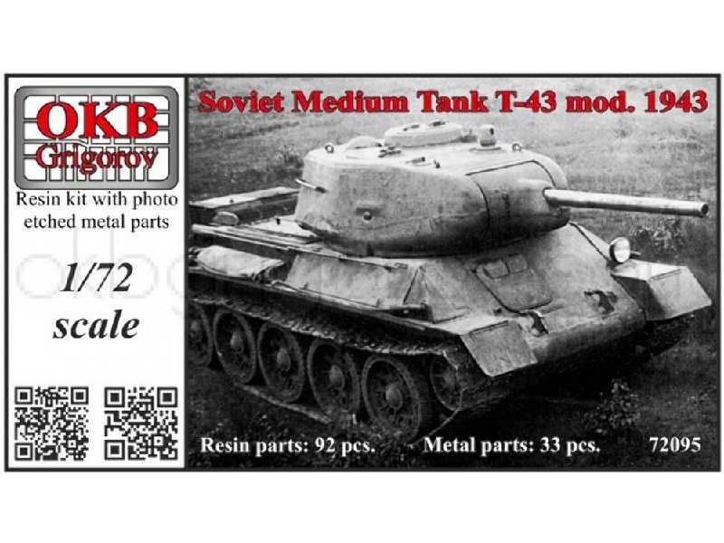 Soviet Medium Tank T-43 Mod. 1943 - zdjęcie 1 Soviet Medium Tank T-43 Mod. 1943 - zdjęcie 1