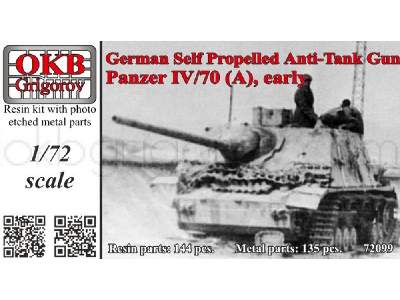 German Self Propelled Anti-tank Gun Panzer Iv/70 (A), Early - zdjęcie 1