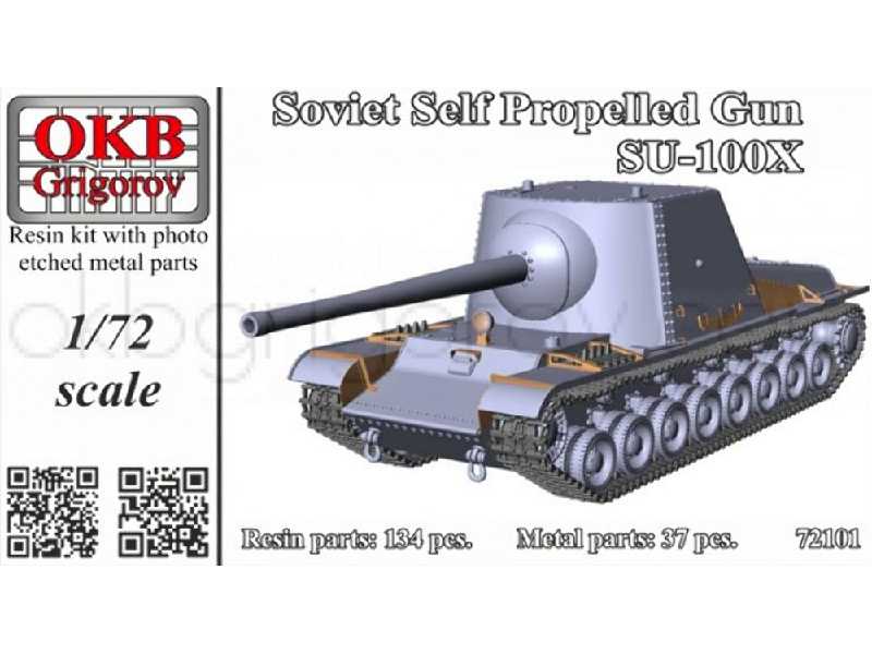 Soviet Self Propelled Gun Su-100x - zdjęcie 1 Soviet Self Propelled Gun Su-100x - zdjęcie 1
