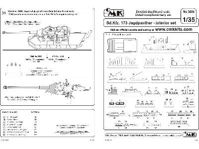 Jagdpanther - interior set for Dragon - zdjęcie 3