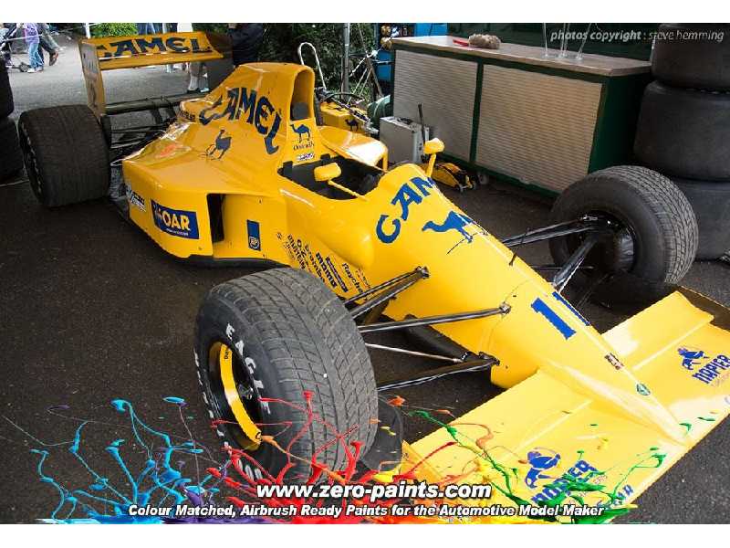 1021 - Team Camel Lotus Yellow (99t -100t) Paint - zdjęcie 1 1021 - Team Camel Lotus Yellow (99t -100t) Paint - zdjęcie 1